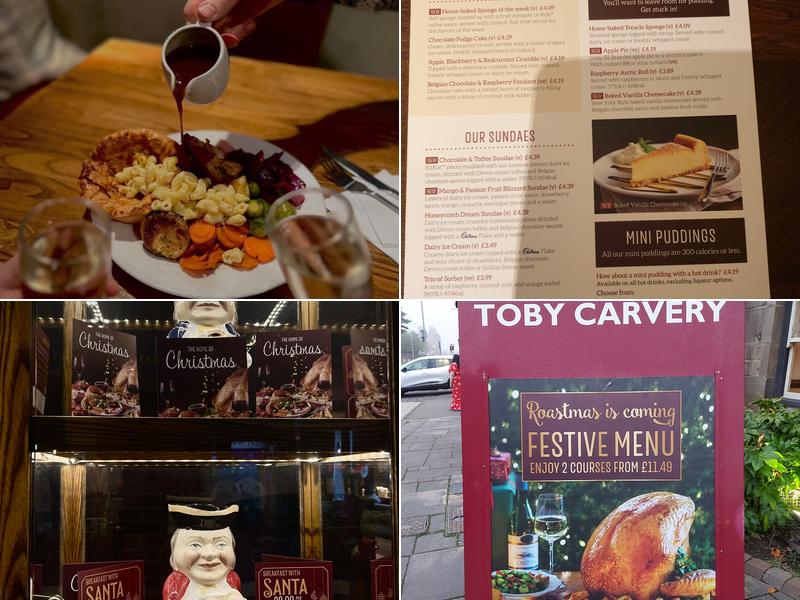 Toby Carvery Edinburgh West Menu