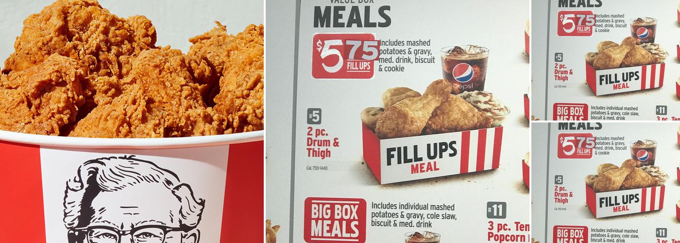 KFC Menu
