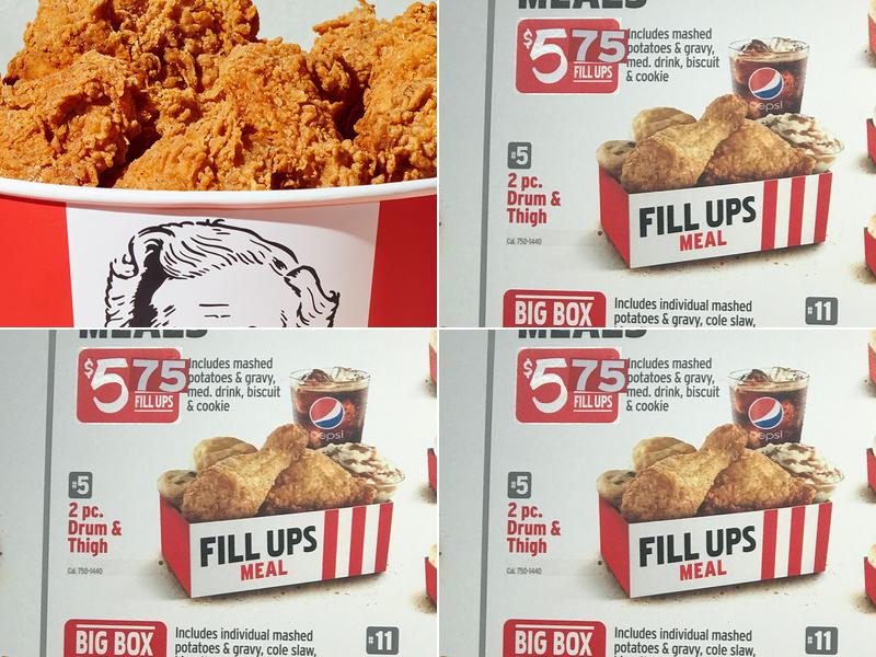 KFC Menu