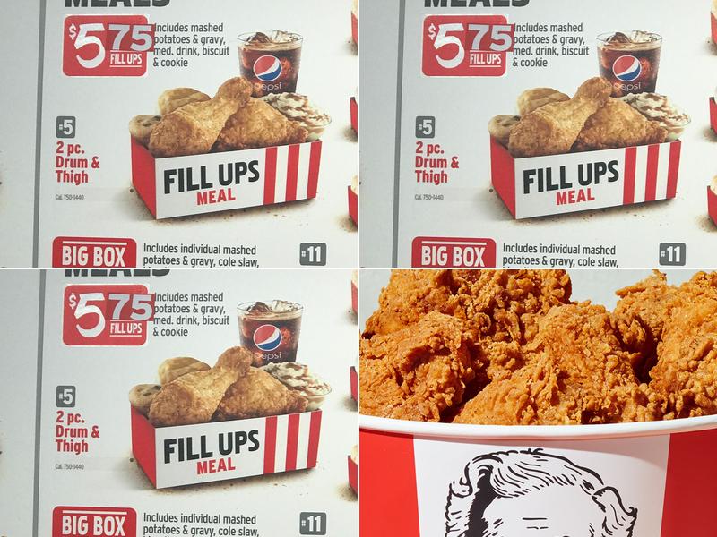 KFC Menu