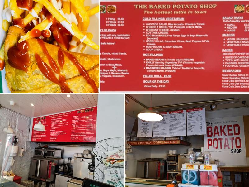 The Baked Potato Shop Menu