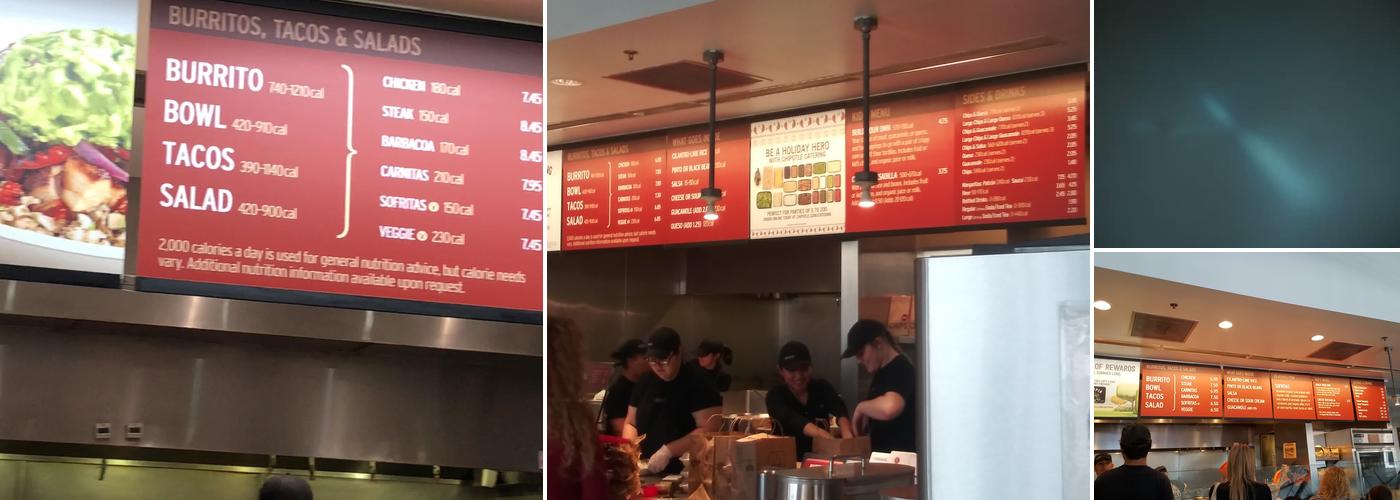 Chipotle Mexican Grill Menu