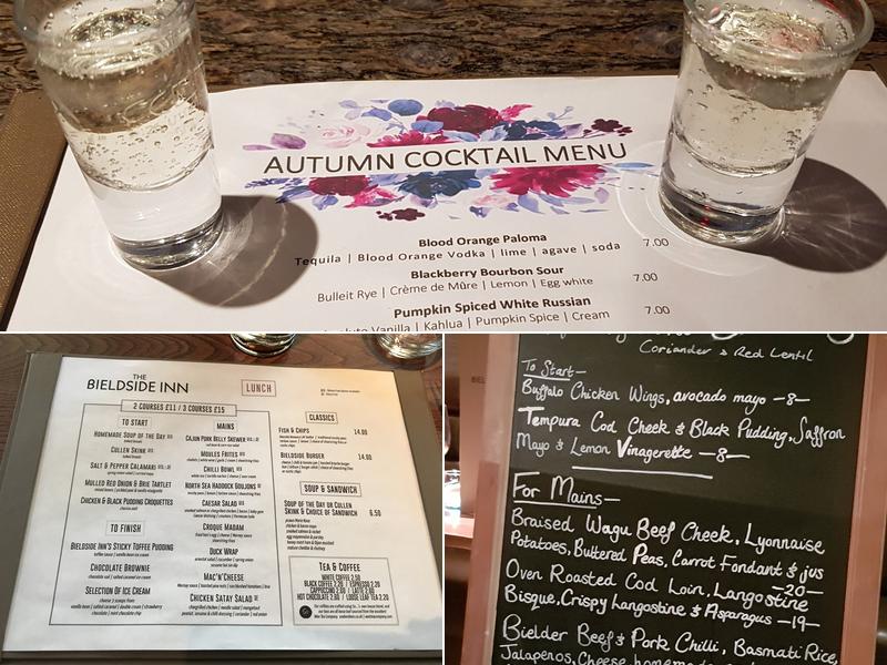 The Bieldside Inn Menu