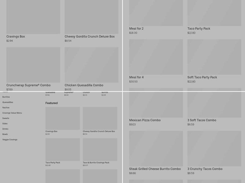 Taco Bell Menu