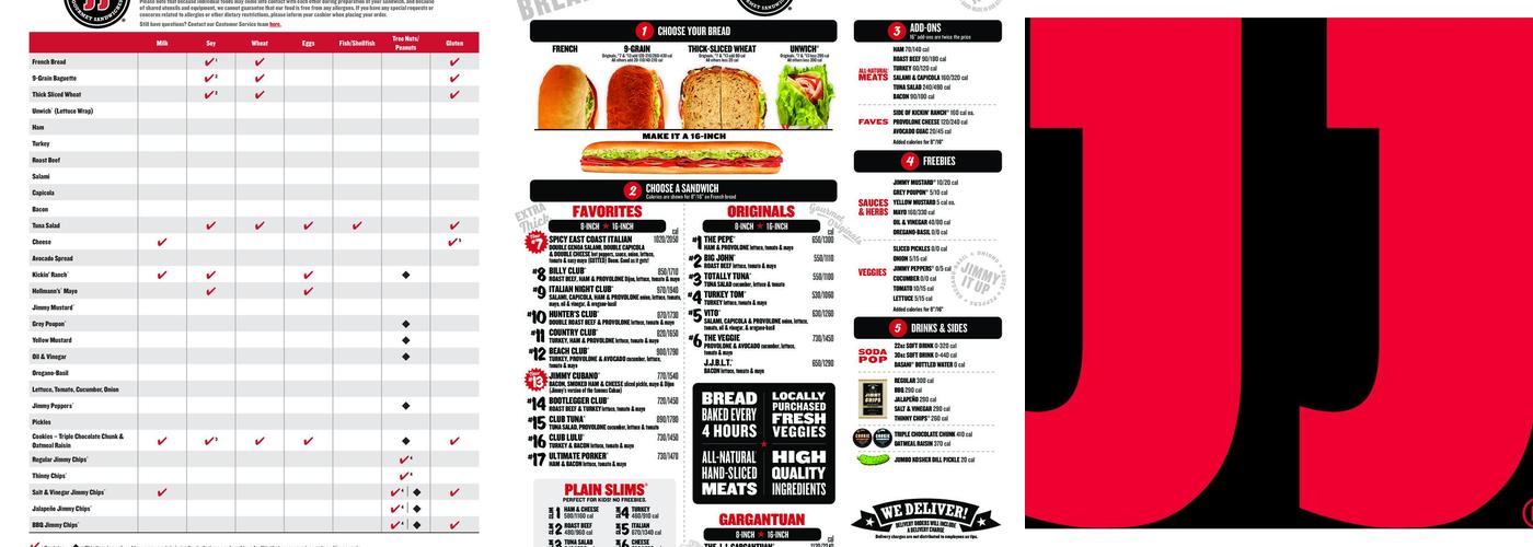 Jimmy John's Menu