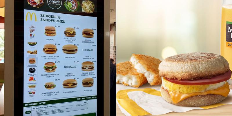McDonald's Menu