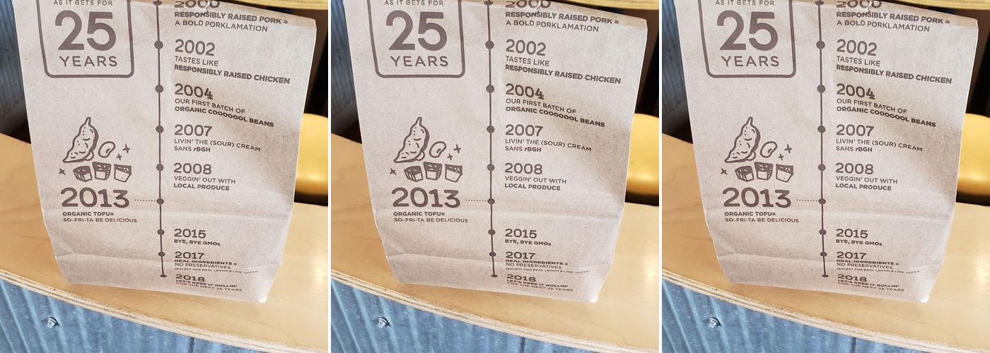 Chipotle Mexican Grill Menu