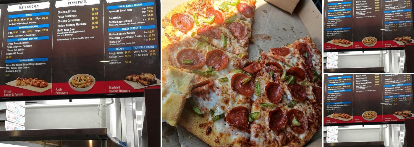 Domino's Pizza Menu