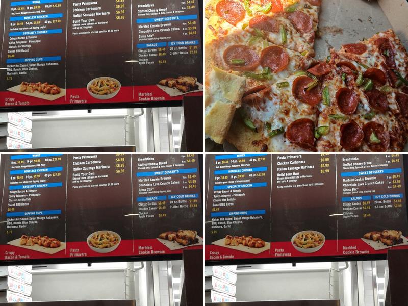 Domino's Pizza Menu