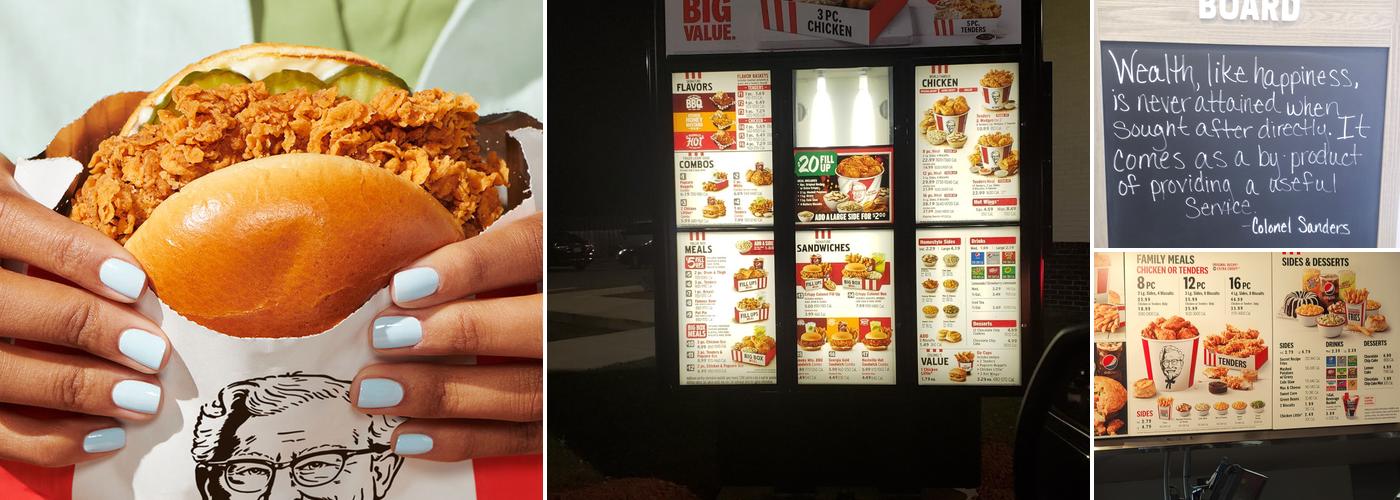KFC Menu