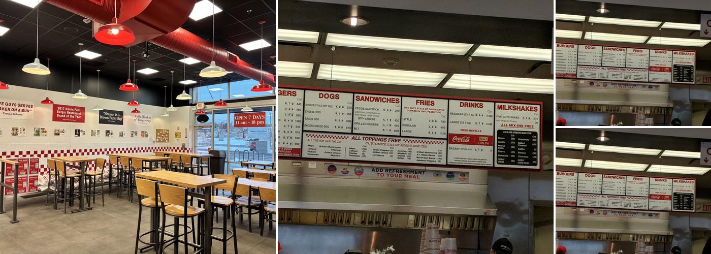 Five Guys Menu