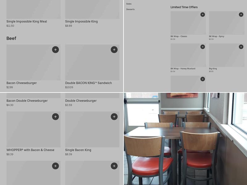 Burger King Menu