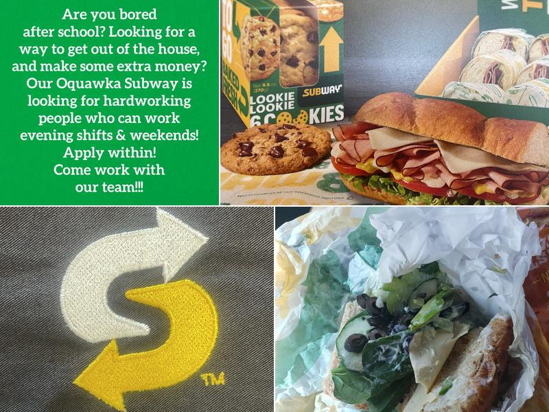 Subway 1313 E State Hwy 164, Oquawka