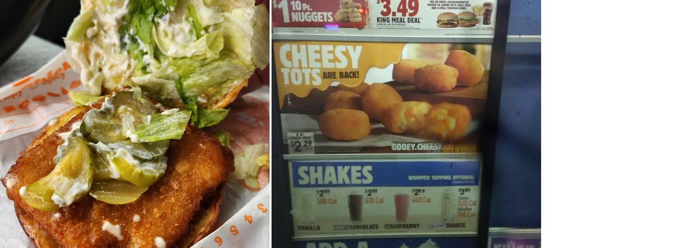 Burger King Menu