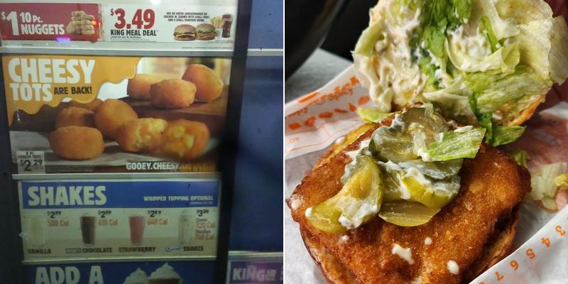Burger King Menu