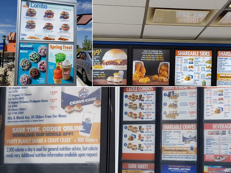 White Castle Menu