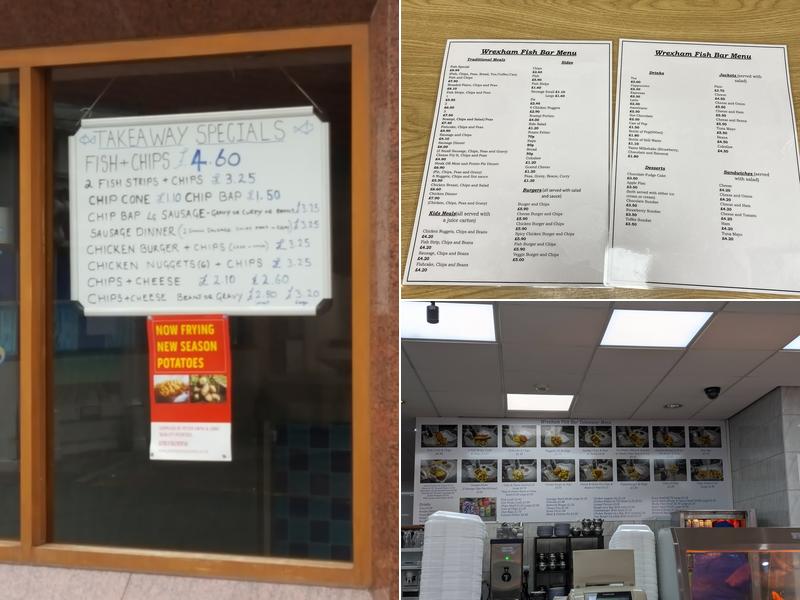 Wrexham Fish Bar Menu