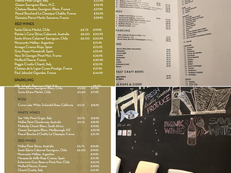 The Lantern Restaurant Menu