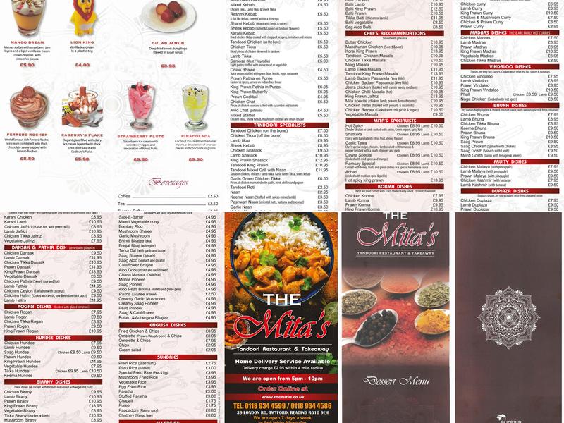 The Mita's Menu
