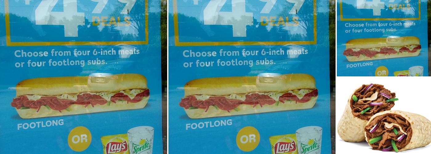 Subway Menu