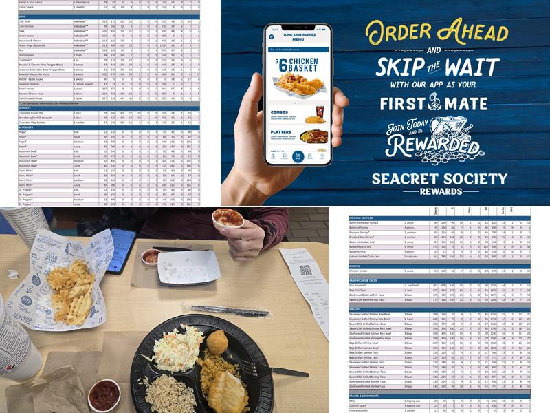 Long John Silver's Menu