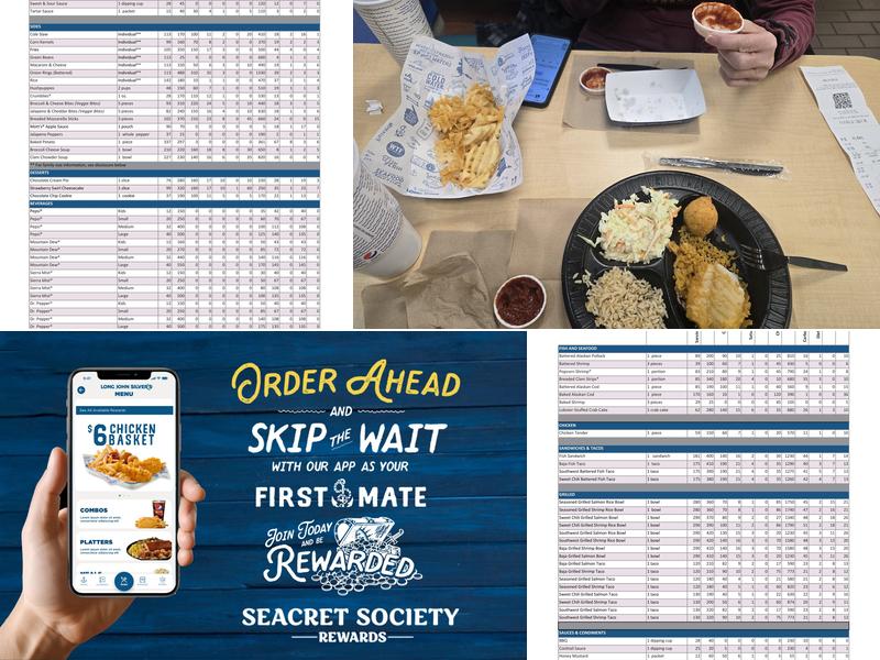 Long John Silver's Menu