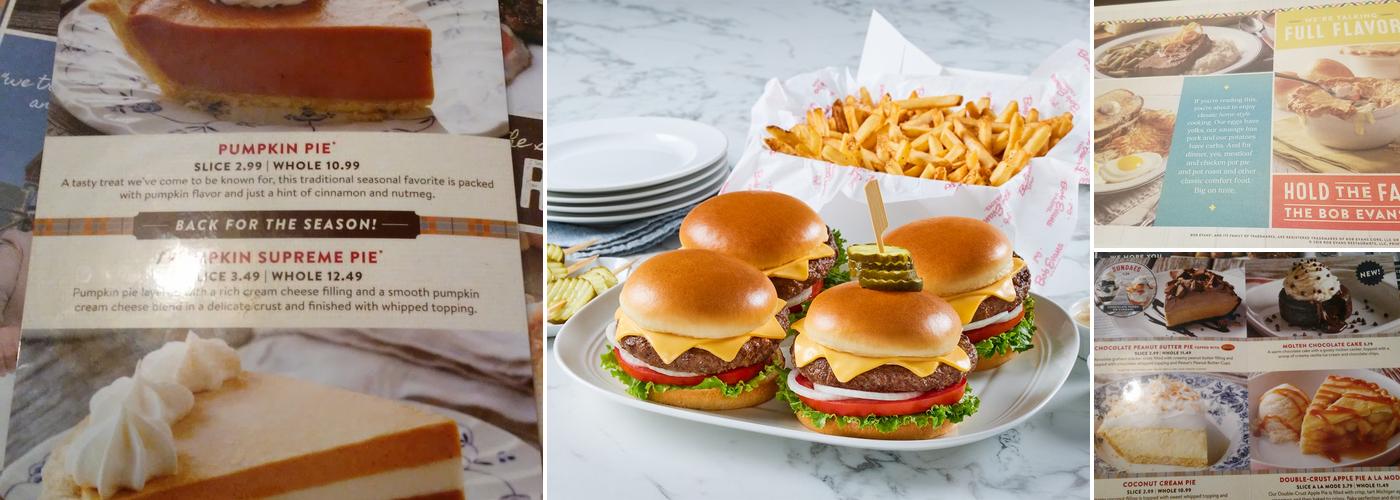 Bob Evans Menu
