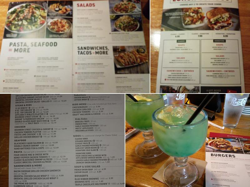 Applebee's Grill + Bar Menu