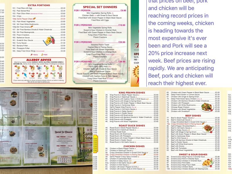 Canton House Menu