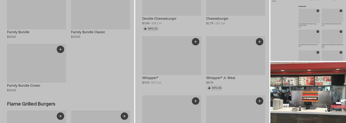Burger King Menu