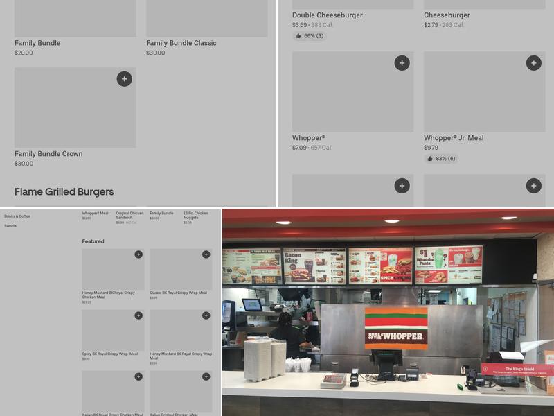 Burger King Menu