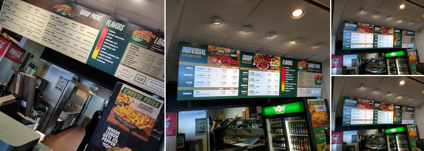 Wingstop Menu
