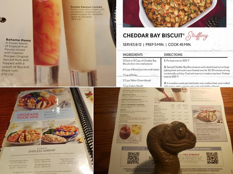 Red Lobster Menu