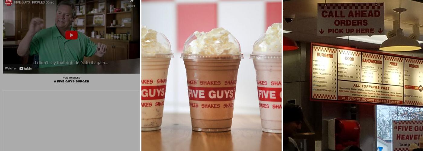 Five Guys Menu