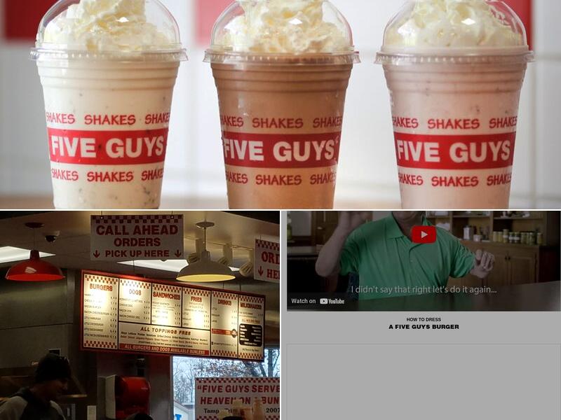 Five Guys Menu