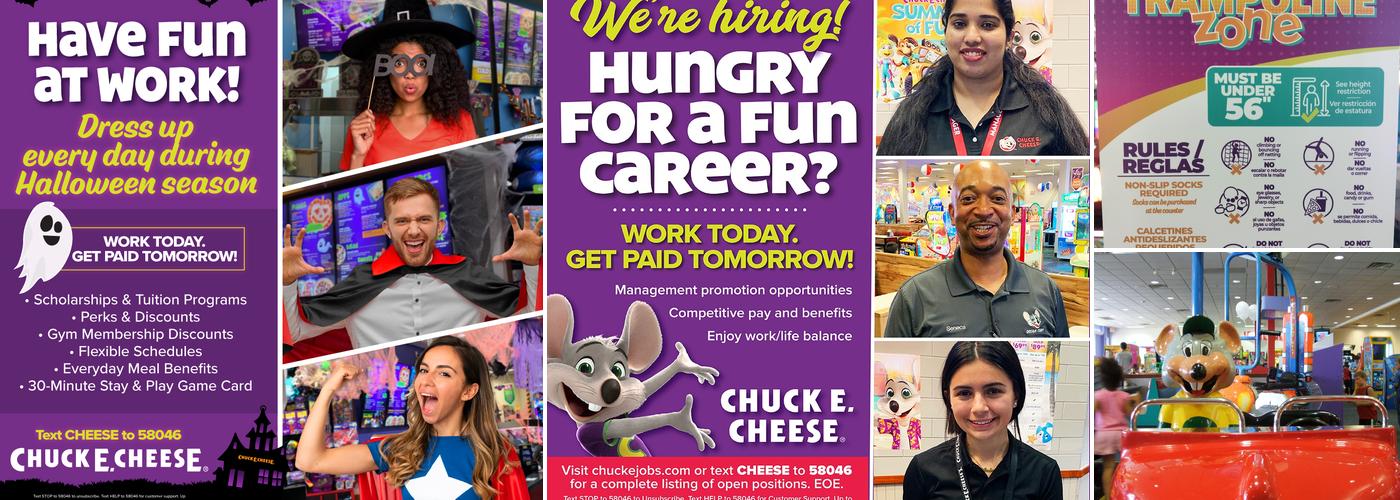 Chuck E. Cheese Menu