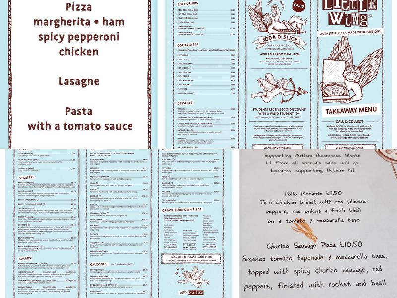 Little Wing Pizzeria Menu