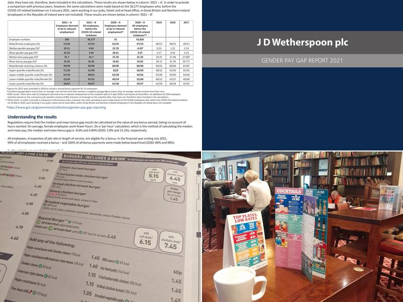 The Full Moon - JD Wetherspoon Menu