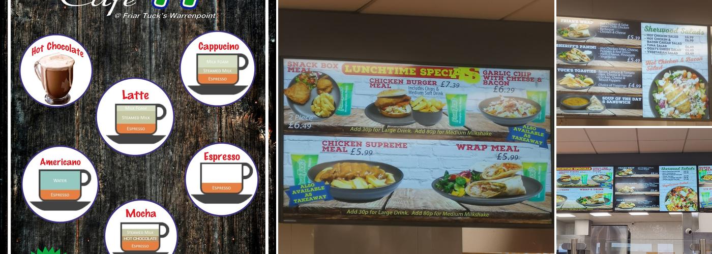 Friar Tuck's Newry - Monaghan Street Menu