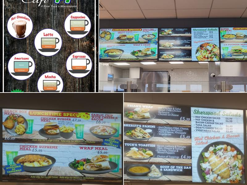 Friar Tuck's Newry - Monaghan Street Menu