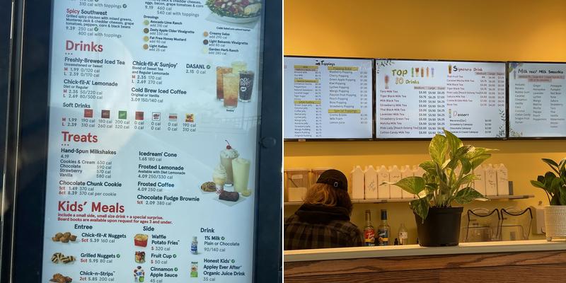 Chick-fil-A Menu