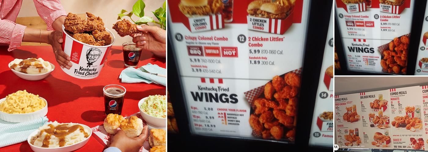 KFC Menu