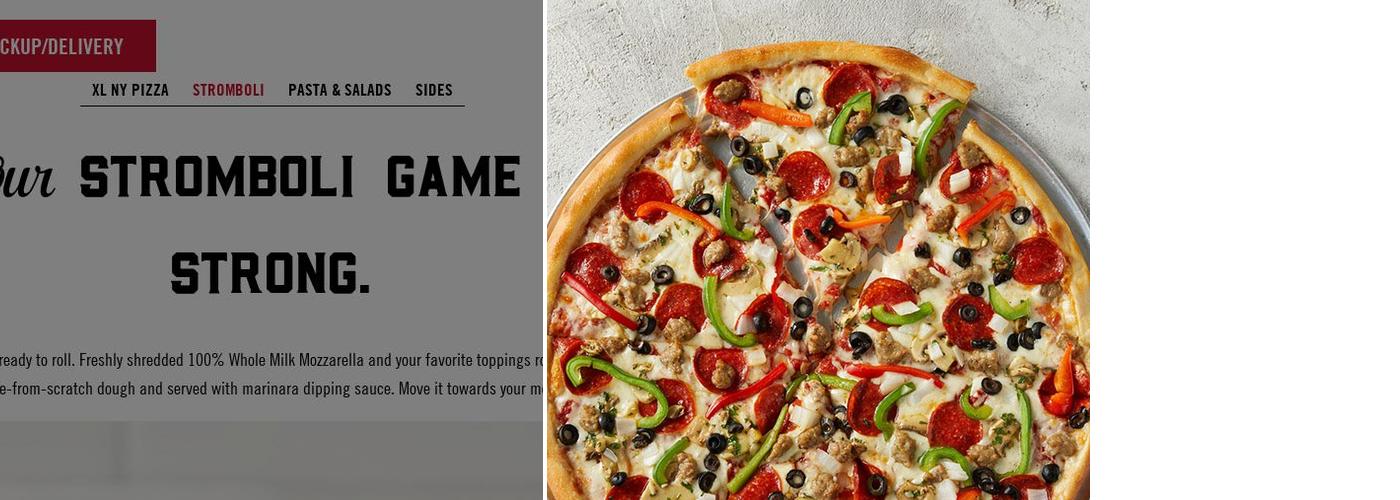 Sbarro Menu