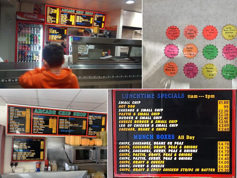 Arcade Chippy Menu