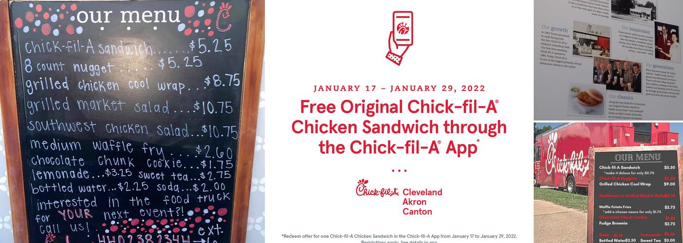 Chick-fil-A Menu