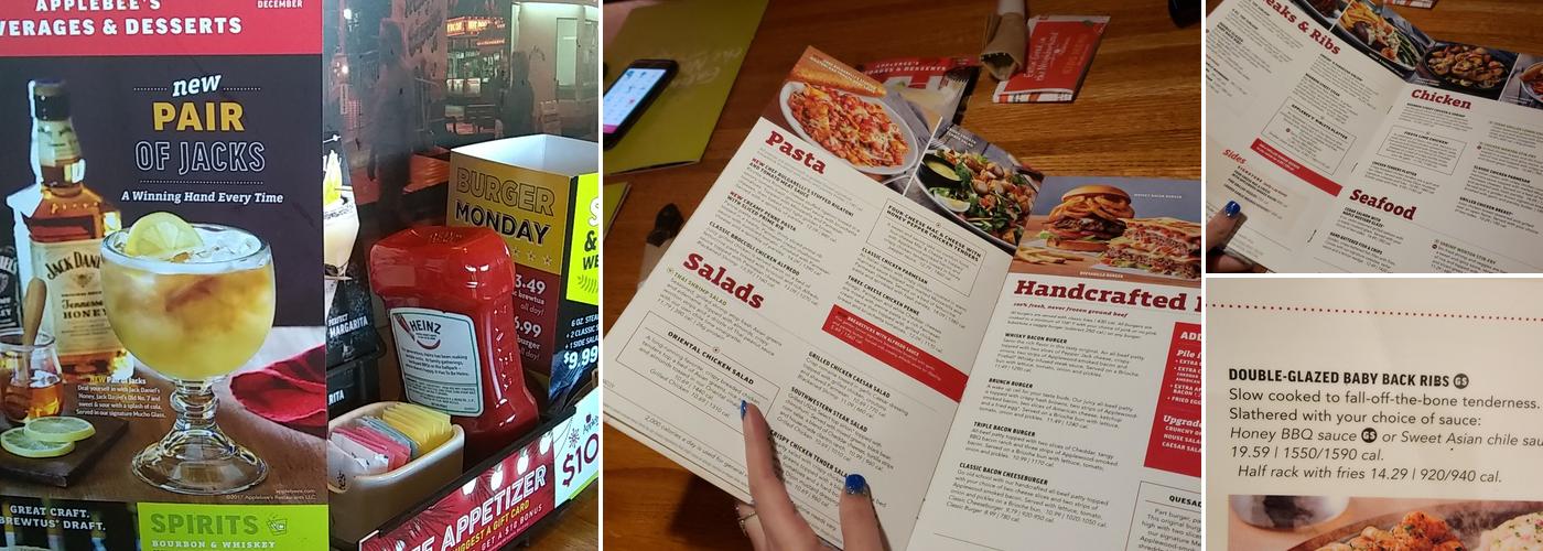 Applebee's Grill + Bar Menu