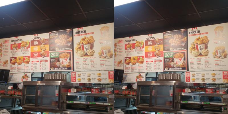 KFC Menu