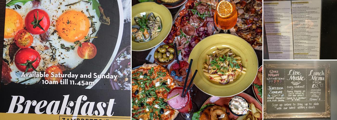 Zambretto Italian Menu