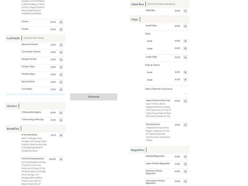 Deli Ek Takeaway East Kilbride Menu
