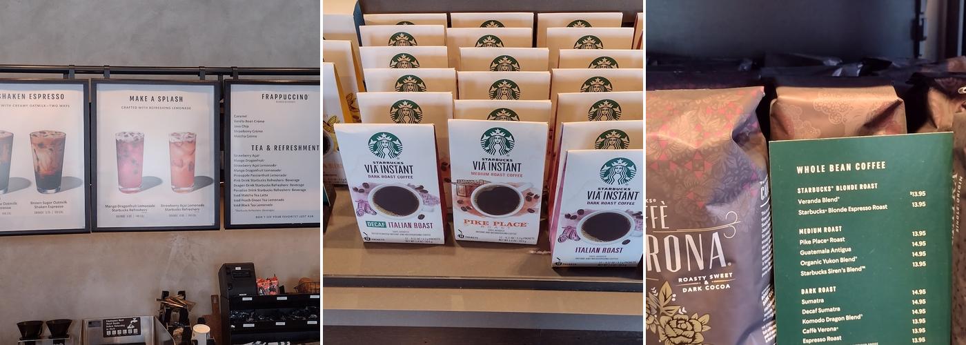 Starbucks Menu